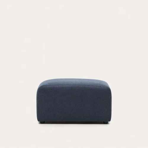 Kave Home Neom Ottoman, Blue, 75x65x40