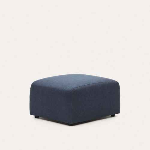 Kave Home NEOM Ottoman, Blue, 75x65x40