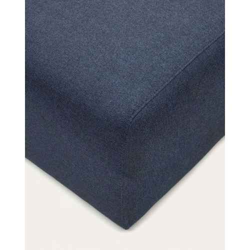 Kave Home Neom Ottoman, Blue, 75x65x40