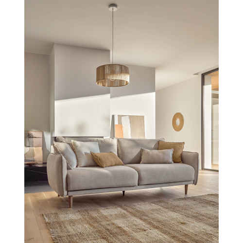 Kave Home CRISTA Jute Pendant Light Shade, 47x47x20cm