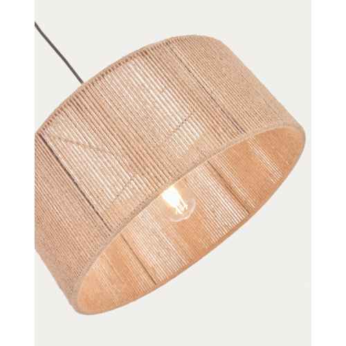 Kave Home CRISTA Jute Pendant Light Shade, 47x47x20cm