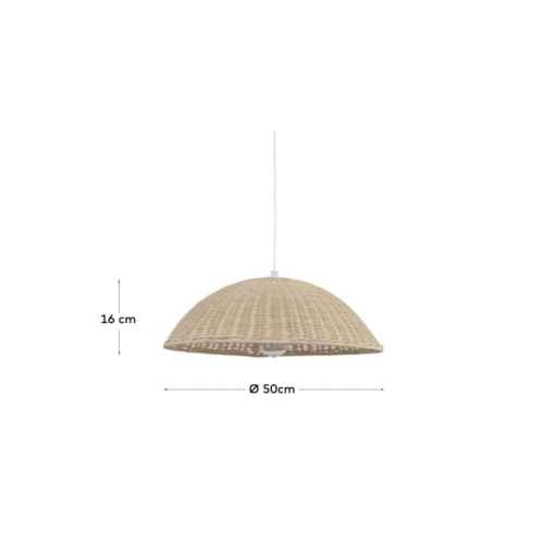 Kave Home DEYARINA Rattan Pendant Light