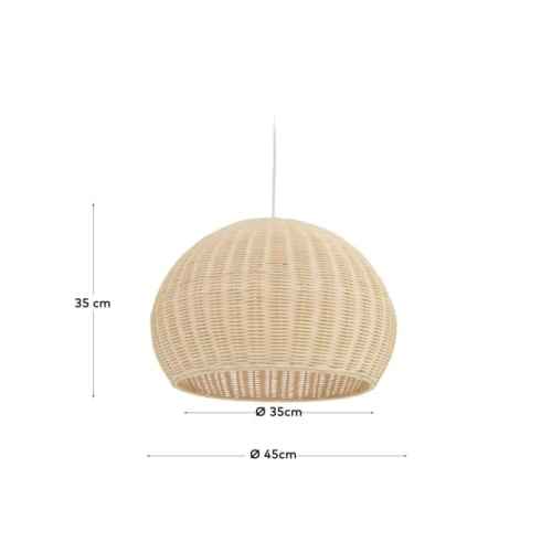 Kave Home Deyarina Rattan Pendant Light Shade