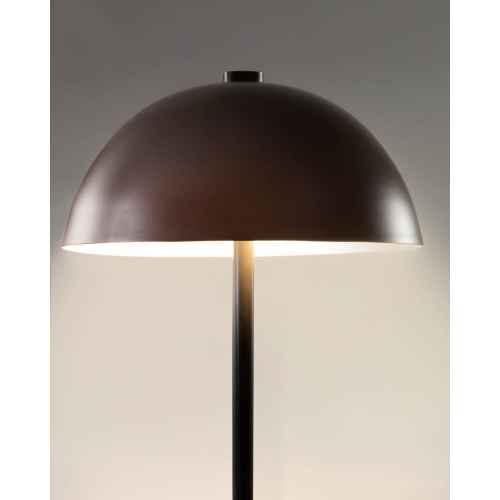 Kave Home Aleyla Table Lamp, Maroon Black