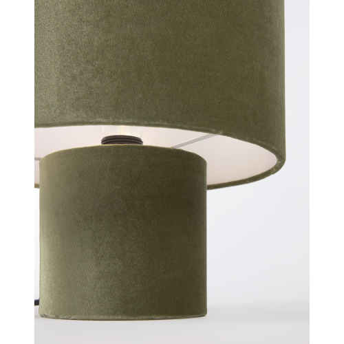 Kave Home Eastend Velvet Table Lamp, Set of 2