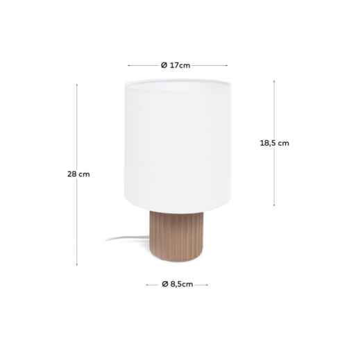 Kave Home ESHE Table Lamp with Ceramic Base