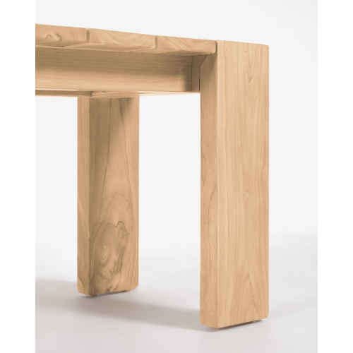 Kave Home Victoire Solid Teak Wood Bench, 215cm