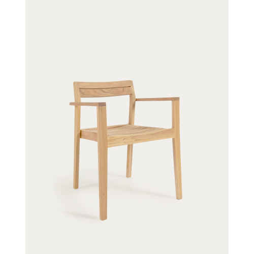 Kave Home Victoire Solid Teak Wood Dining Chair