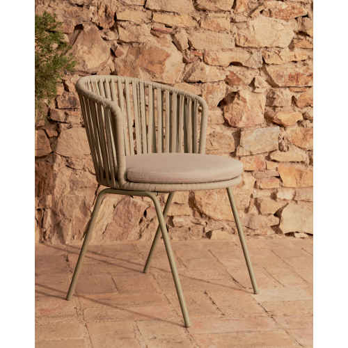 Kave Home Saconca Dining Chair, Beige, Set of 4