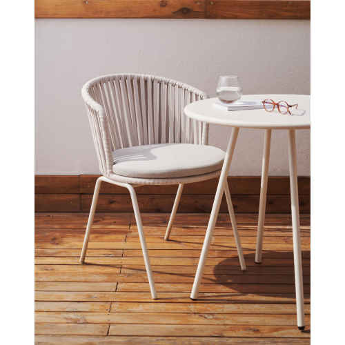 Kave Home Saconca Dining Chair, Light Grey, set of 4