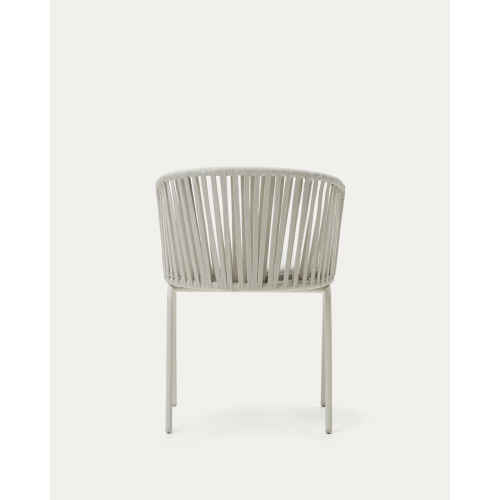 Kave Home Saconca Dining Chair, Light Grey, set of 4