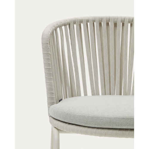 Kave Home Saconca Dining Chair, Light Grey, set of 4