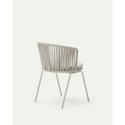 Kave Home Saconca Dining Chair, Light Grey, set of 4