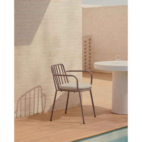 Kave Home Bramant Outdoor Dining Chair, Purple, Set of 4