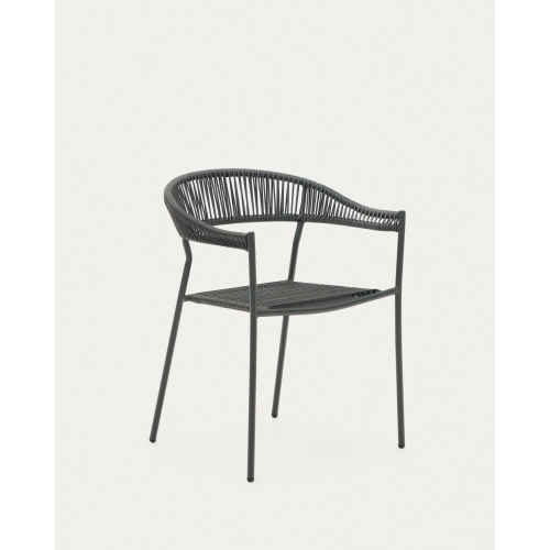 Kave Home Futadera Dining Chair, Grey, Set of 4