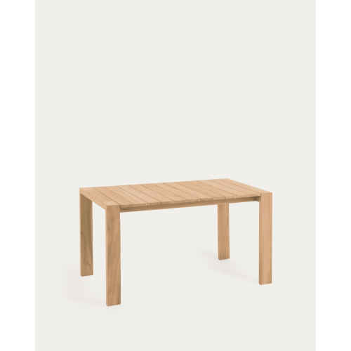 Kave Home Victoire Outdoor Solid Teak Wood Dining Table, 160cm