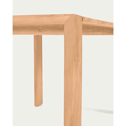 Kave Home Victoire Solid Teak Wood Dining Table, 160cm