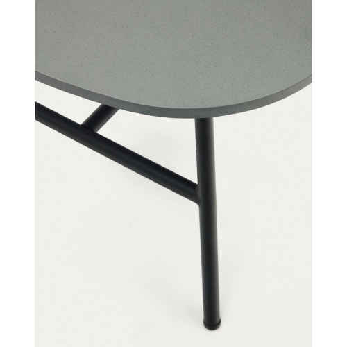 Kave Home Bramant Outdoor Side Table, Black