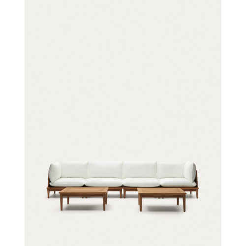 Kave Home Portitxol Corner Sofa + Coffee Table Set, 360x270cm