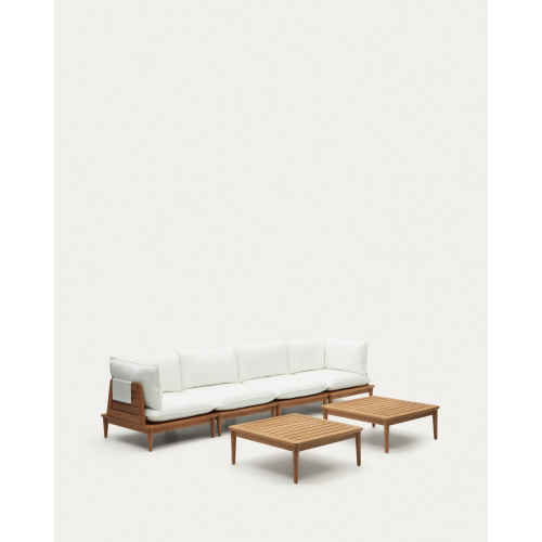 Kave Home Portitxol Outdoor Corner Sofa + Coffee Table Set, 360x270cm