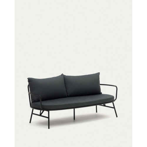 Kave Home Bramant 2-Seat Sofa, Black