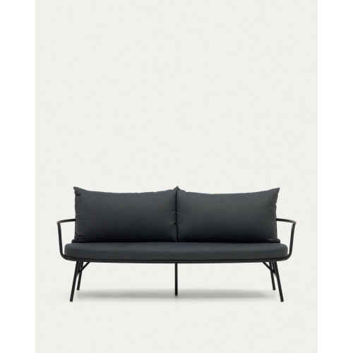 Kave Home Bramant 2-Seat Sofa, Black