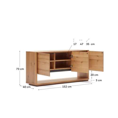 Kave Home Alguema Sideboard, 152x40x73cm