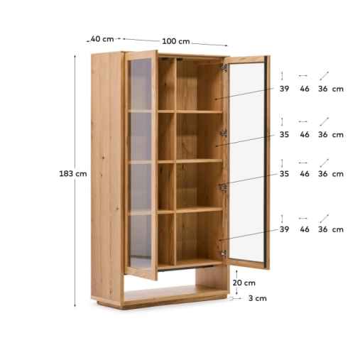 Kave Home Alguema Display Cabinet