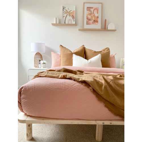 Lifely Cali Wooden Double Bed Base