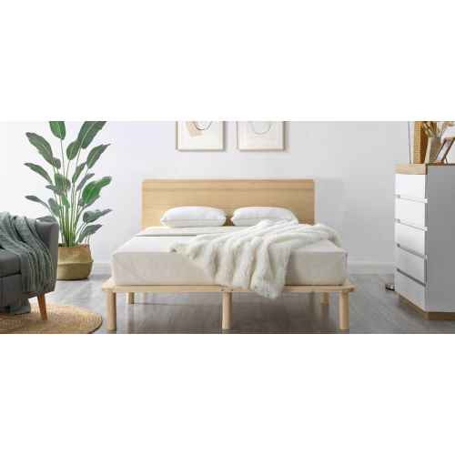 Lifely Cali Wooden Queen Bed Frame