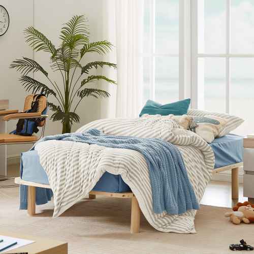 Lifely Cali Wooden Single Bed Base