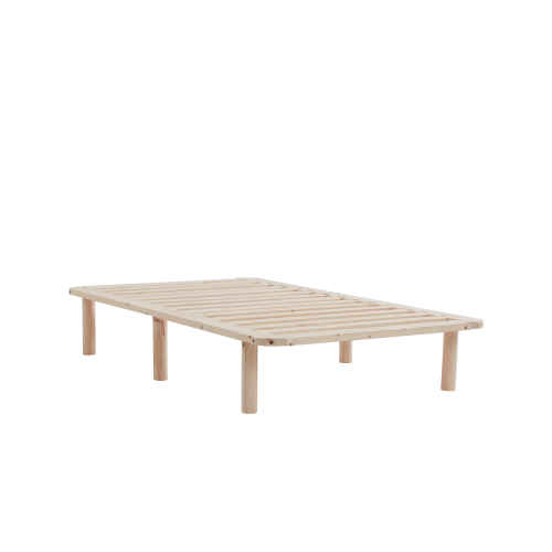 Lifely Cali Wooden Bed Base, Clear Pine, Single, 102Wx193Lx30H cm