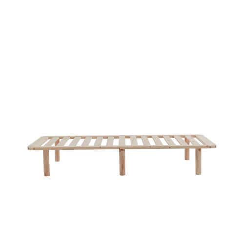 Lifely Cali Wooden Bed Base, Clear Pine, Single, 102Wx193Lx30H cm