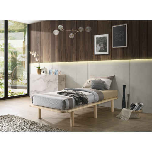 Lifely Cali Wooden Single Bed Base