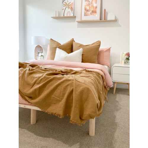 Lifely Cali Wooden Queen Bed Base