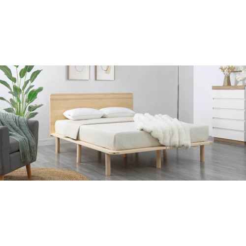 Lifely Cali Wooden King Single Bed Frame