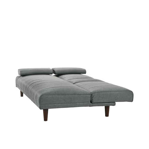 Lifely Casper 3 Seater Fabric Sofa Bed, Light Grey, 103Wx188Lx35H cm