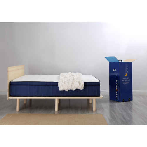 Lifely Deep Dream Premium Cool Gel Infused Memory Foam Mattress - Medium Firm - Queen