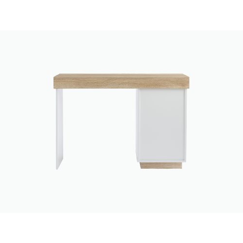 Lifely Cuppa Desk, Natural Oak White, 50Wx110Lx76H cm