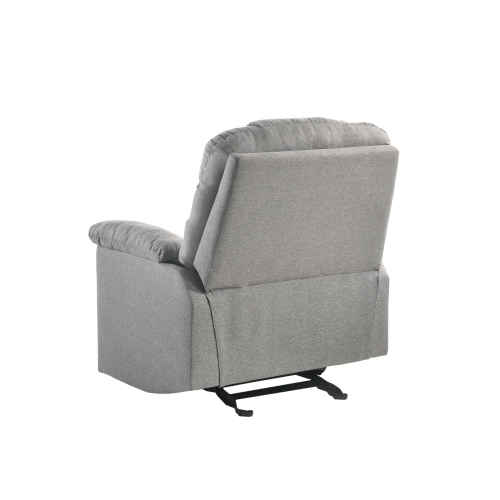 Lifely Fabby Fabric Recliner Rocking Chair, Light Grey, 98Wx89Lx100H cm