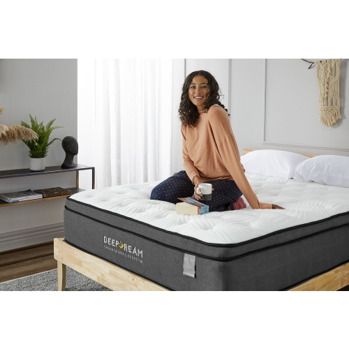 Lifely Deep Dream Essential Pocket Spring Mattress, Super King, 183Wx203Lx34H cm