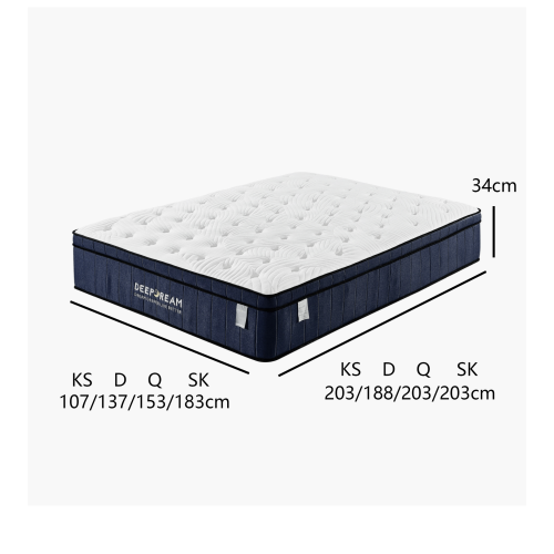 Lifely Deep Dream Essential Pocket Spring Mattress - Medium Firm - Super King