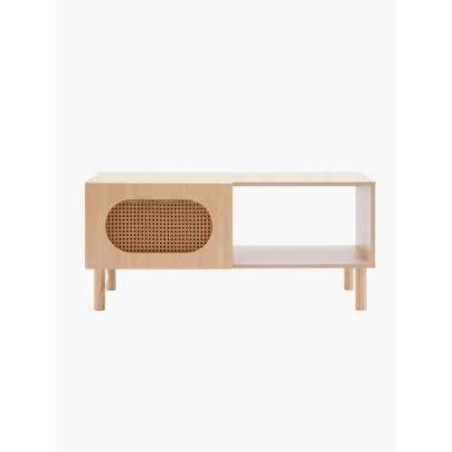 Lifely KONA Coffee Table, Maple, 60Wx100Lx45H cm