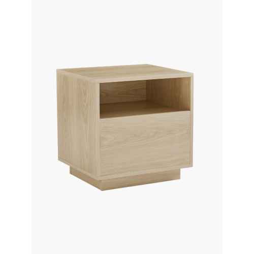 Lifely Nook Bedside Table, Oak