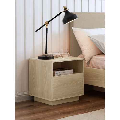 Lifely Nook Bedside Table, Oak