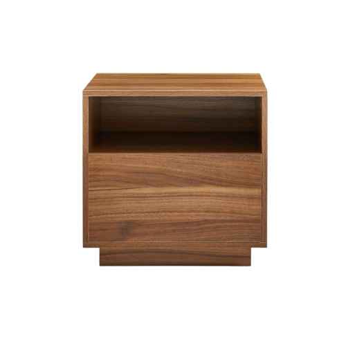 Lifely Nook Bedside Table, Walnut