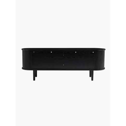 Lifely Tate Tambor Door TV Stand, Black, 160 cm