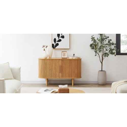 Lifely Tate Tambor Door Sideboard, Natural