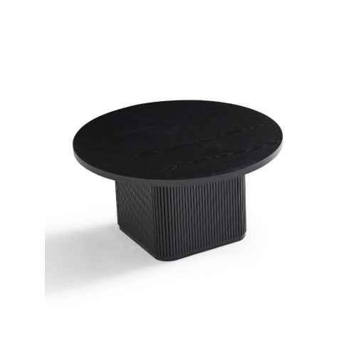 Lifely Tate Ripple Coffee Table, Black