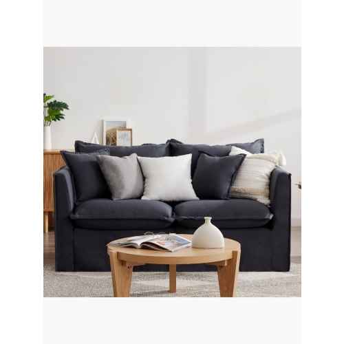 Lifely Lorne Sofa 2 Seater, Charcoal